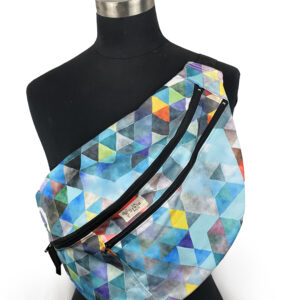 Riñonera UYARAK-gray triangle.