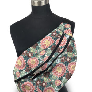 Riñonera UYARAK-pink flower.