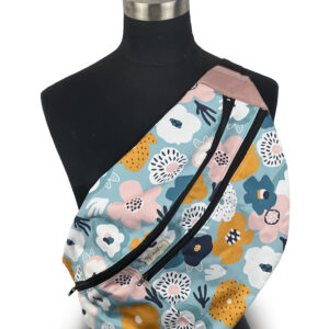 Riñonera UYARAK-flower illustration.