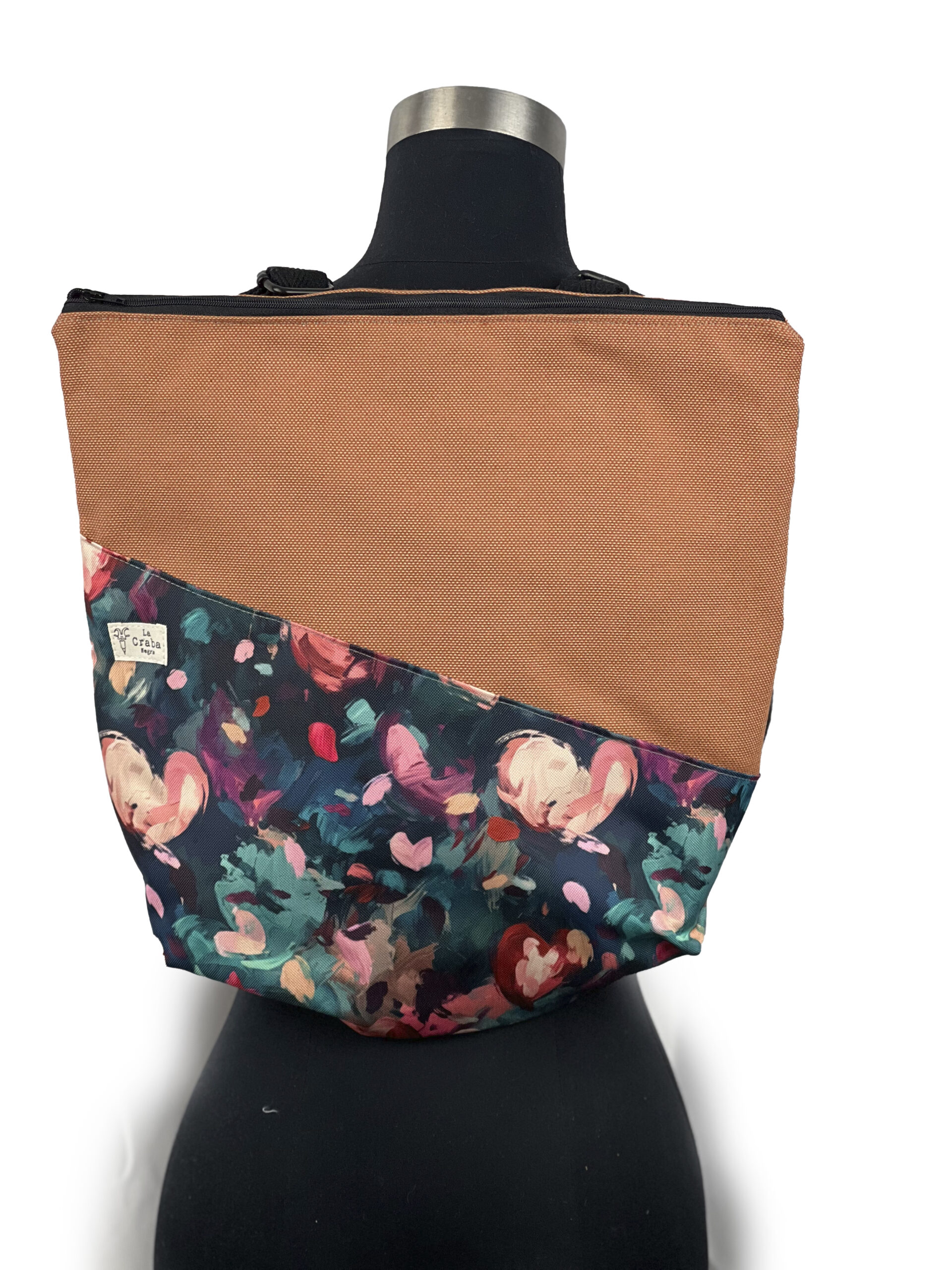 Mochila MAWENZI-WATERCOLOR-TEJA.