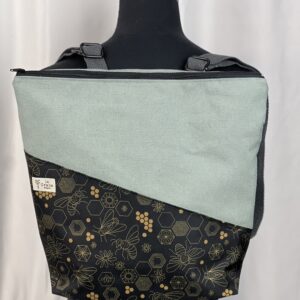 Mochila MAWENZI-BEES-AZUL.