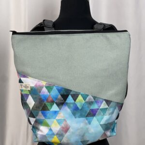 Mochila MAWENZI-TRIANGLES-AZUL.