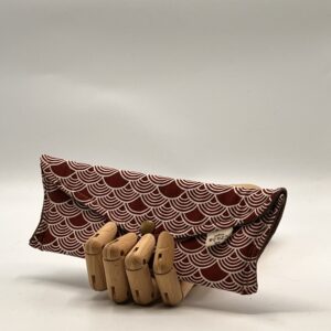 Fundas Gafas-LULO. Olas granate.