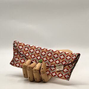 Fundas Gafas-LULO. Geométrico rojo.