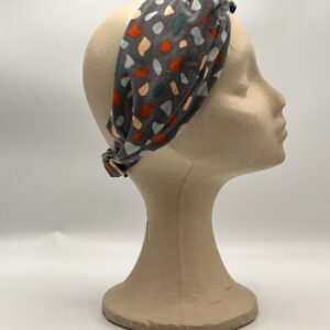 Turbante KIRA-mármol gris.