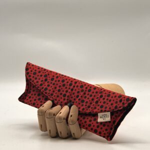 Fundas Gafas-LULO. Lunares rojo.