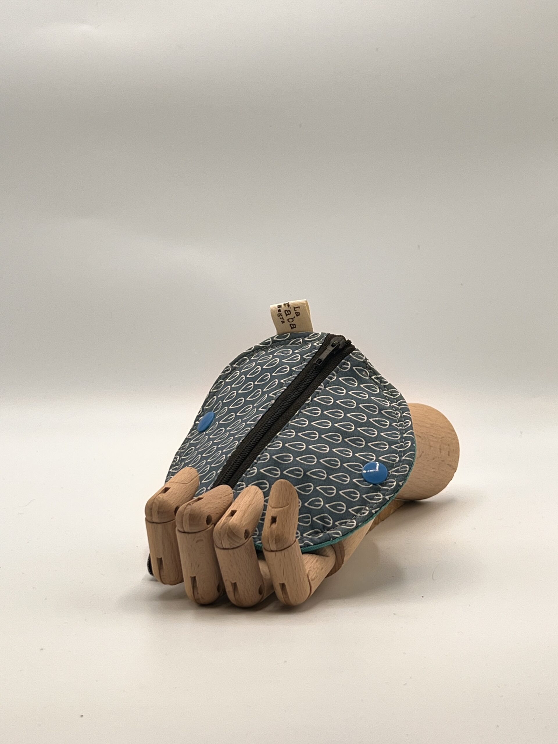 Monedero LIRA-hoja azul. - Imagen 2