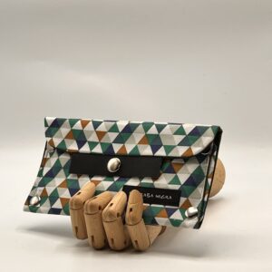 Cartera ZURI-triángulo azul.